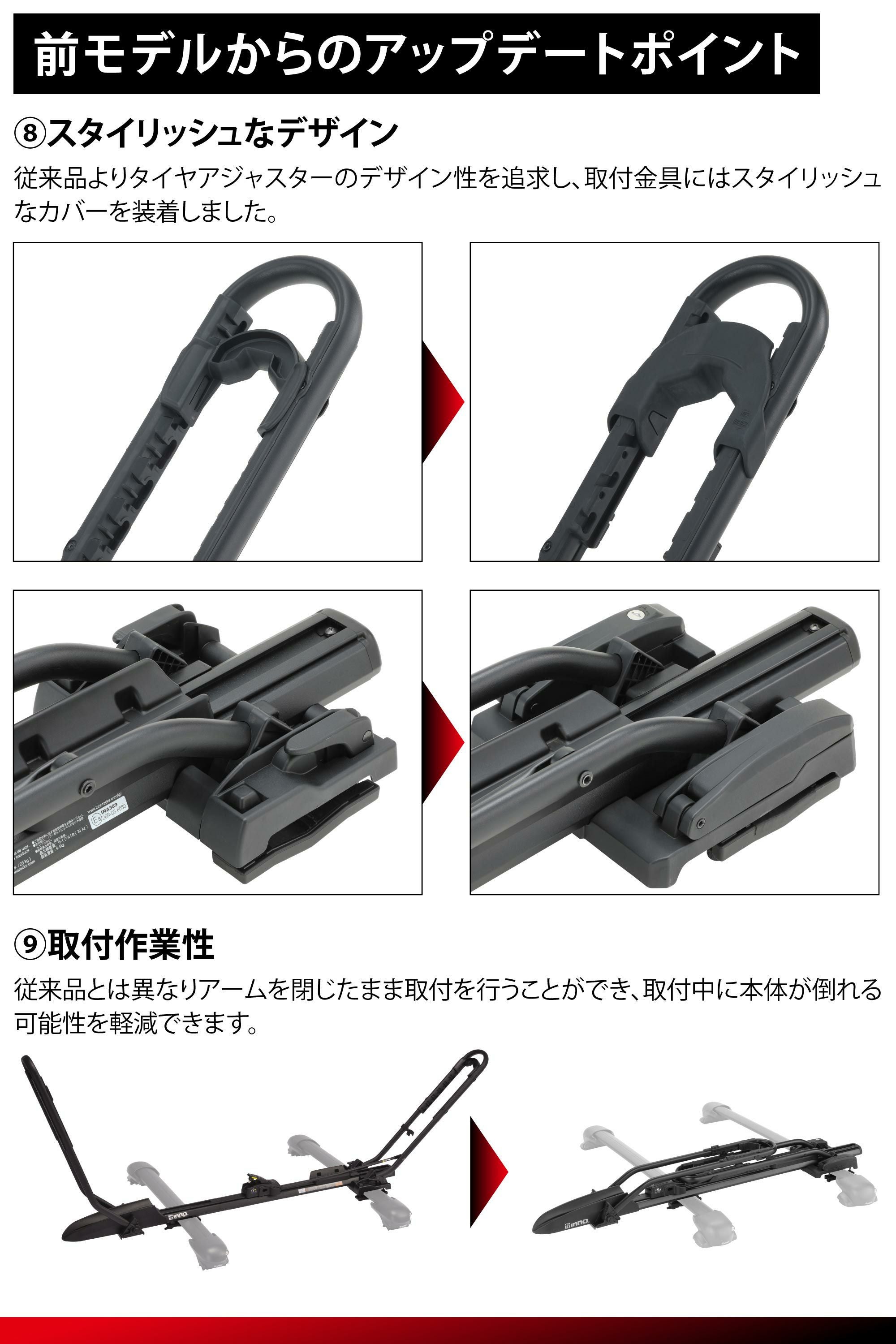 タイヤホールド3  inno 楽天市場】INNO INA396 タイヤホールド 3 最新モデル 車 自転車 積載