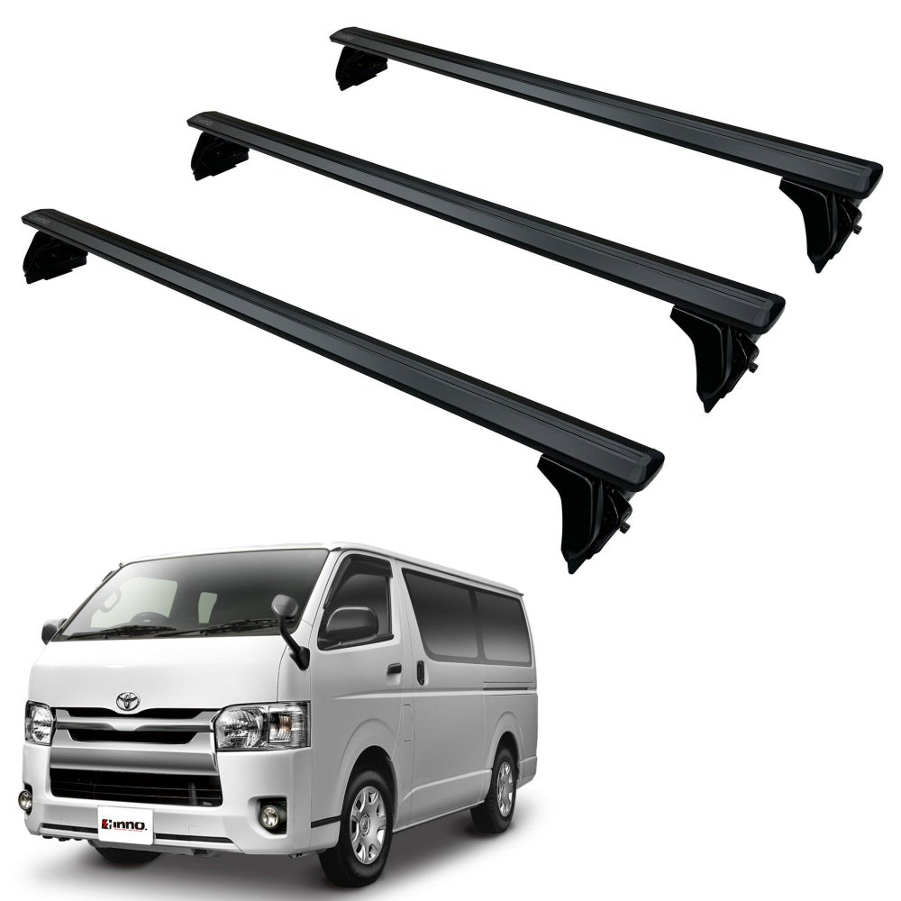 カーメイト イノー XD203 ドリップエアロベースセット ハイエース用 3本 inno carmate