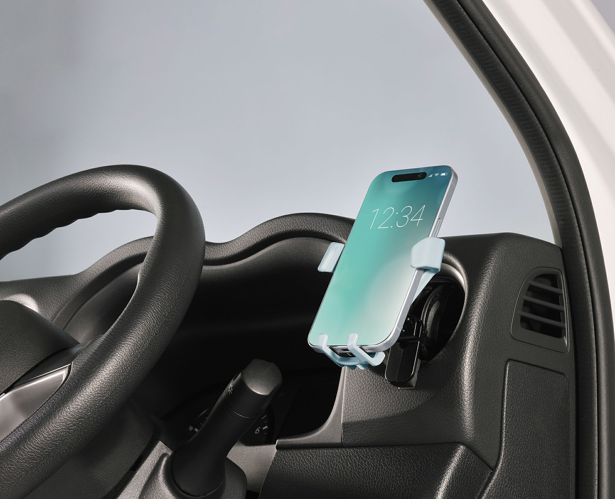 SA42 スマホルダー ウィングキャッチ エアコン取り付け フォグブルー