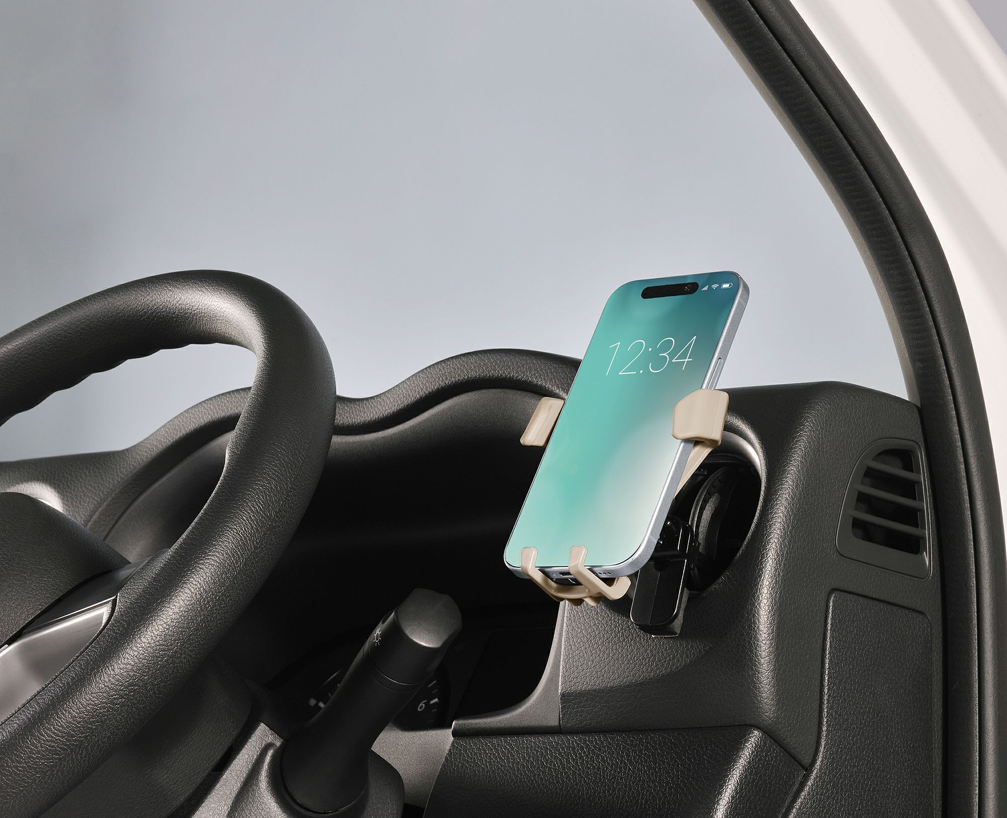 SA43 スマホルダー ウィングキャッチ エアコン取り付け サンドベージュ