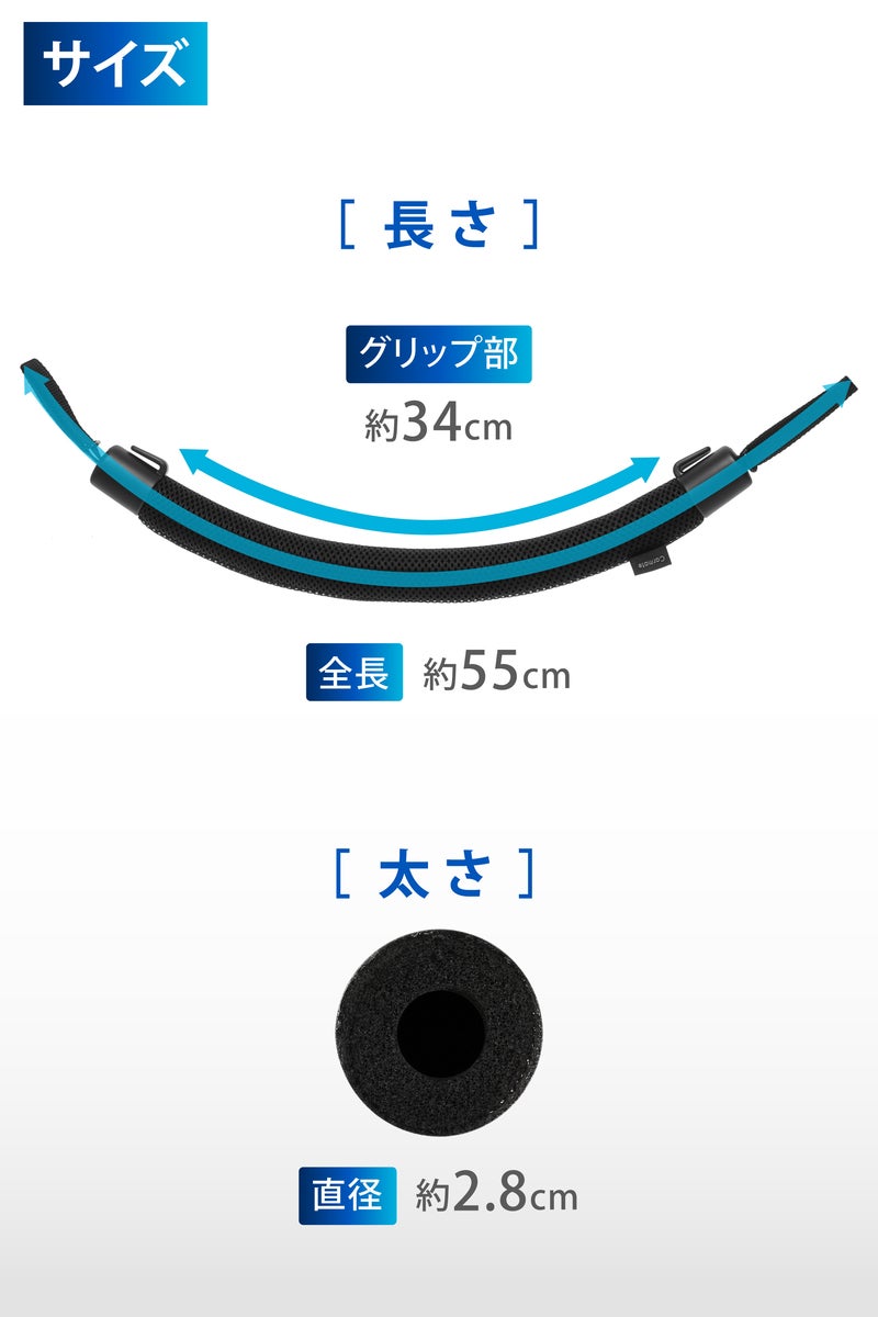 CD29 グリップ さらさらタイプ ブラック ロング | カーメイト 公式