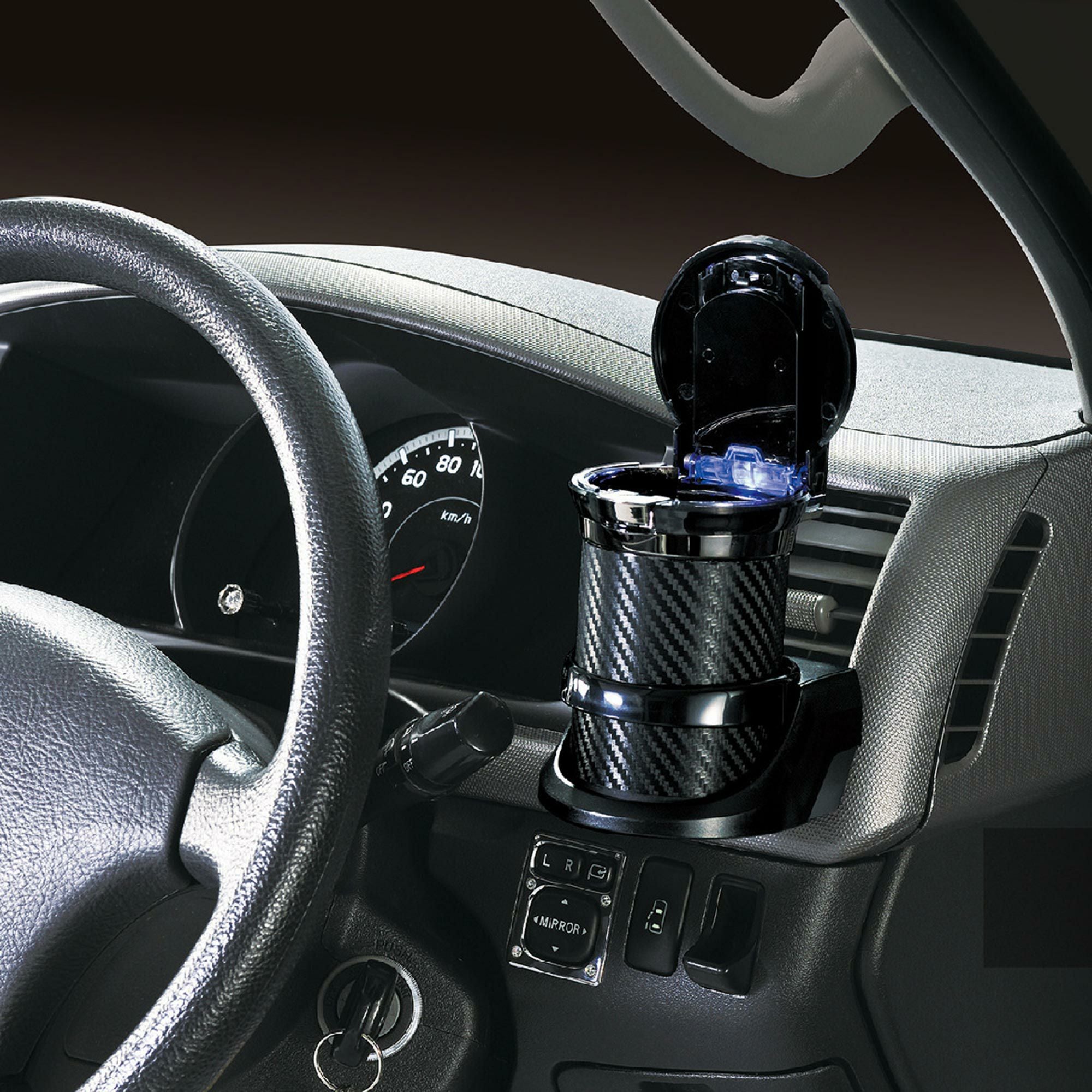 DZ186 愛煙缶Premium カーボン調ブラック | カーメイト 公式オンライン