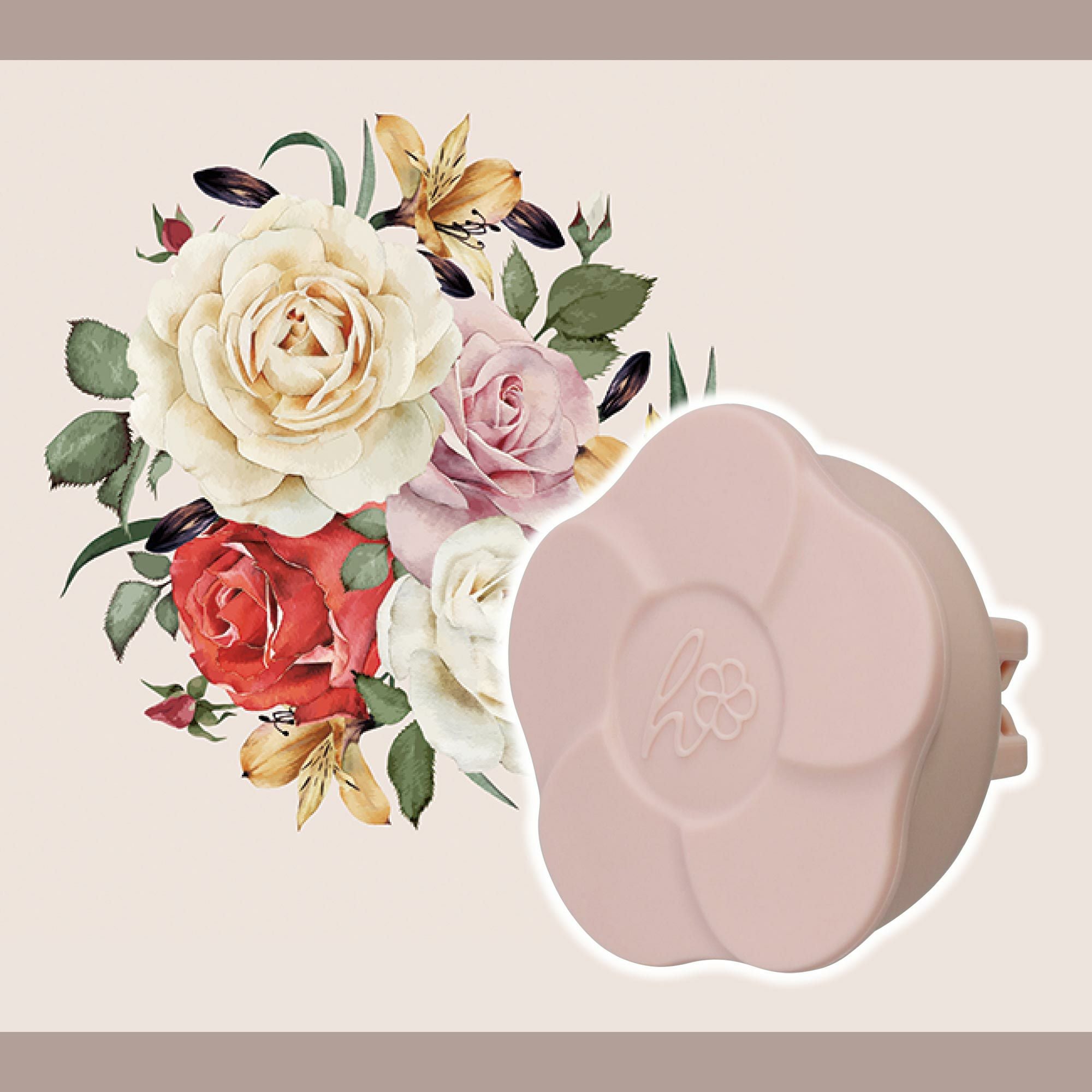 H1781 ハナタバ クリップ ローズ＆ムスク | カーメイト 公式オンライン