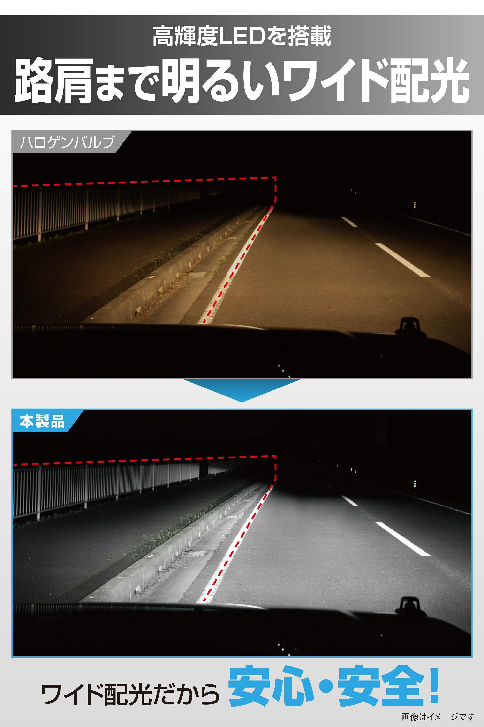 BW5022 GIGA LEDヘッド&フォグバルブC4500 6000K HB3/HB4 | カーメイト