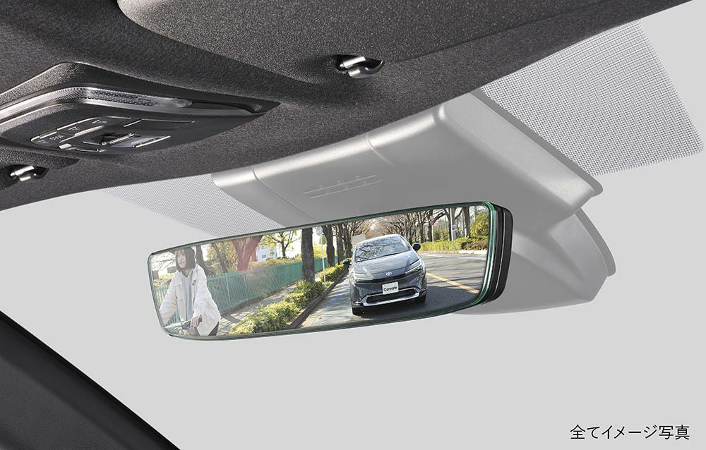 PL204 トヨタ専用ワイドリアビューミラー E クローム鏡 | カーメイト