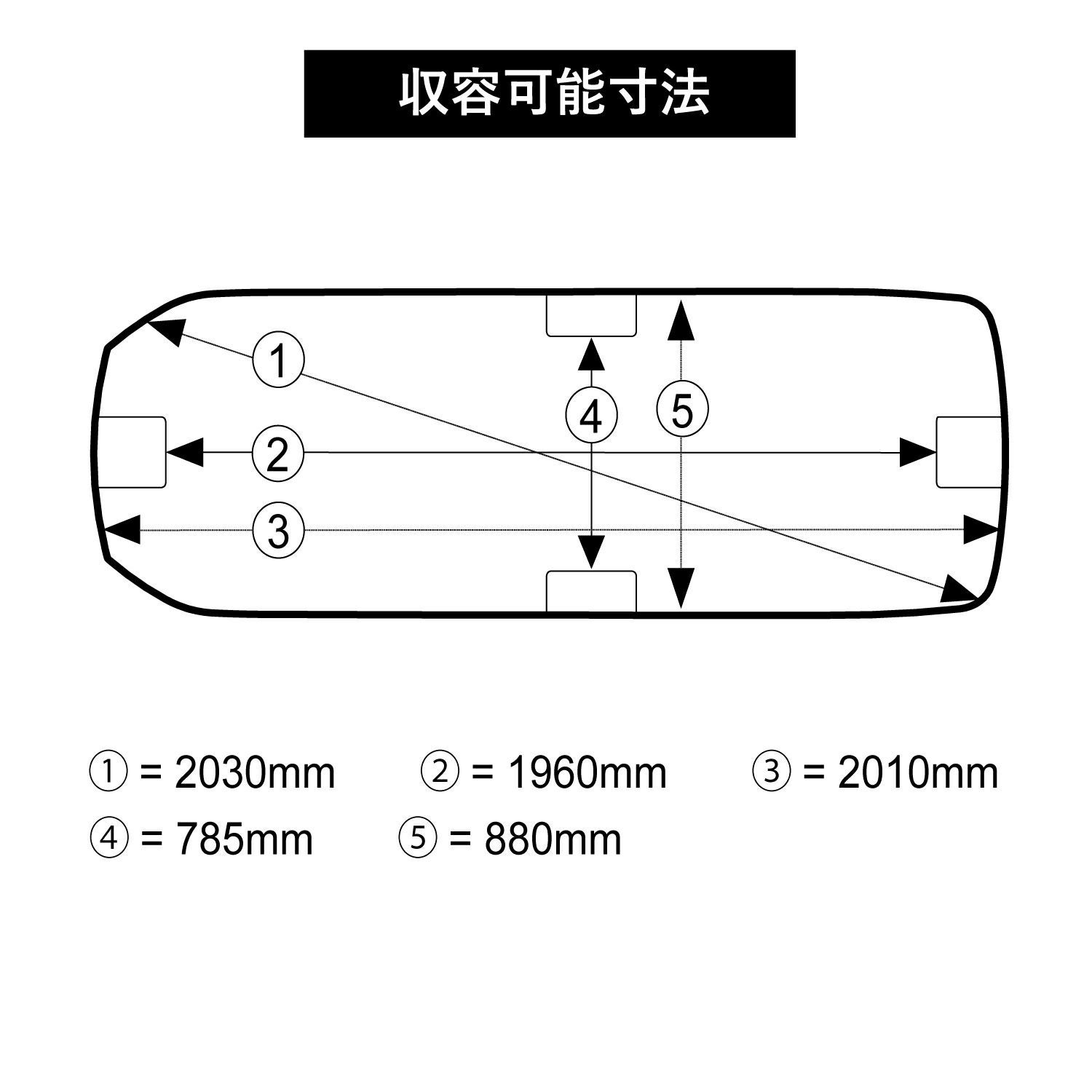 BRM855BK イノー ルーフボックス 855 | カーメイト 公式オンライン