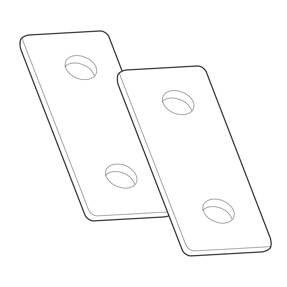 ISP1196 補修パーツ パネルプレート 2枚