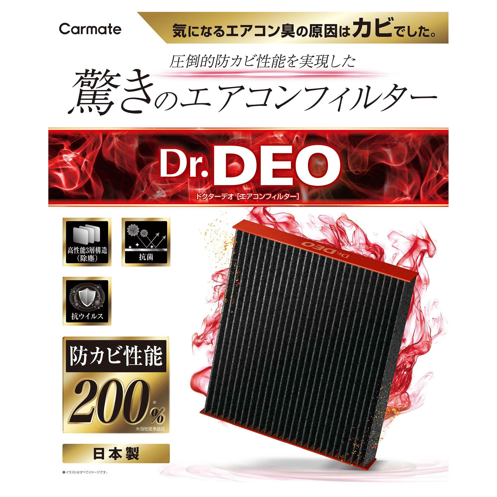 DFB-H01 ドクターデオベーシック エアコンフィルター ホンダ用01