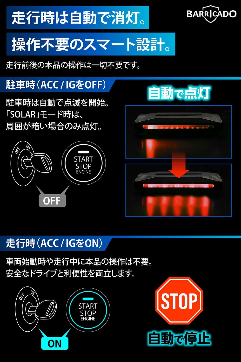 SQ311 バリケード ナイトシグナル ハイパー RE | カーメイト 公式