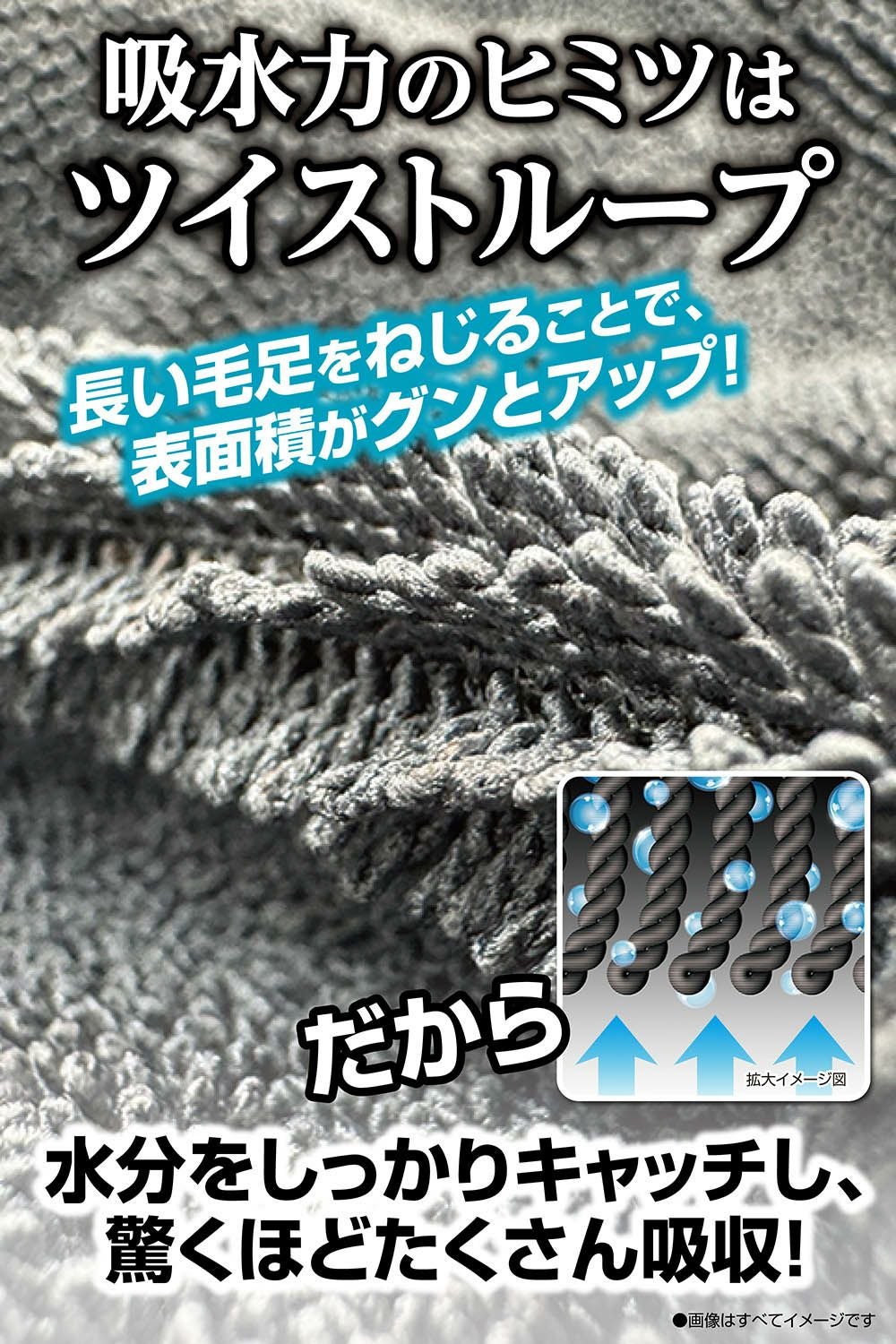 C434 超吸水ゼロタオル ハンドサイズ | カーメイト 公式オンライン