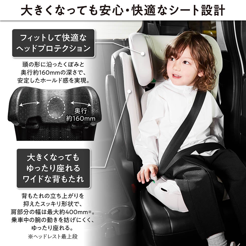 カーメイト製ベビーシート カーメイトエールベベ クルットR ST (ブラック) : トイザらス