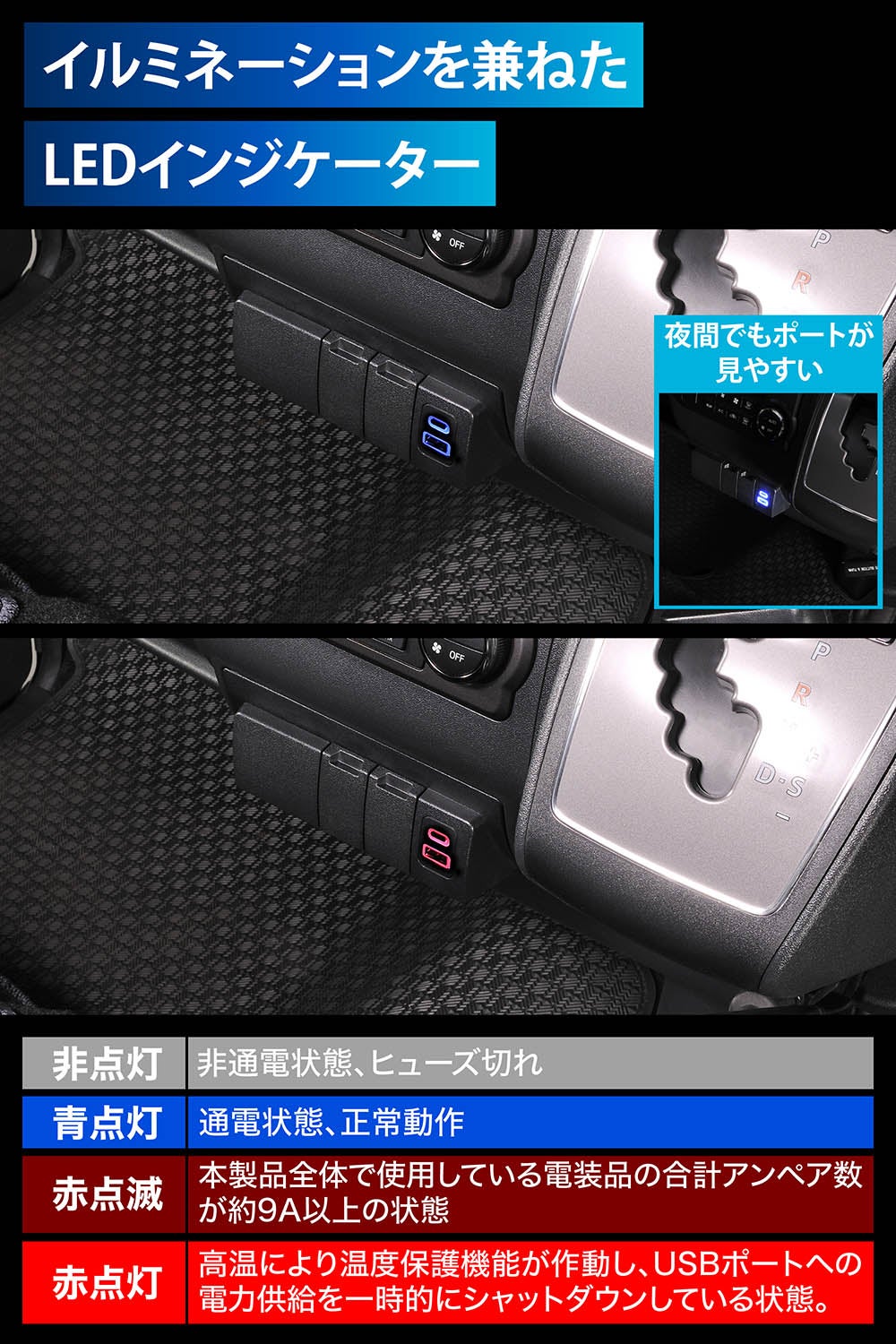 CX505K ハイエース専用 増設電源ユニット PD70W | カーメイト 公式