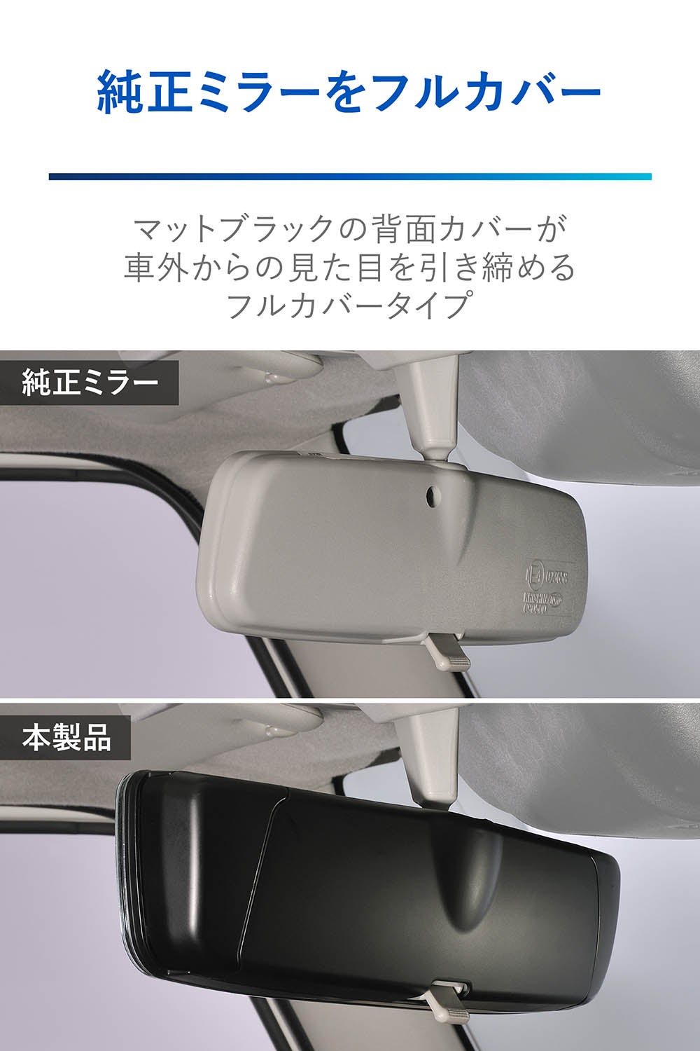 話題の「ジムニーノマド」 にも適合。 「スズキ専用ワイドリアビュー